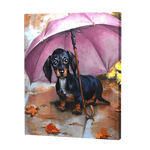 Load image into Gallery viewer, Dog In An Umbrella | Jigsaw Puzzle UK
