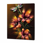 Load image into Gallery viewer, Dragonfly Flower Jigsaw Puzzle UK
