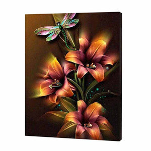 Dragonfly Flower Jigsaw Puzzle UK