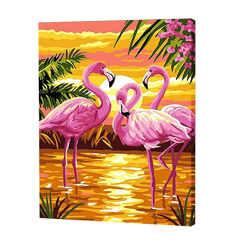 Flamingo In Sunset | Jigsaw Puzzle UK
