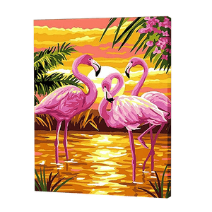 Flamingo In Sunset | Jigsaw Puzzle UK