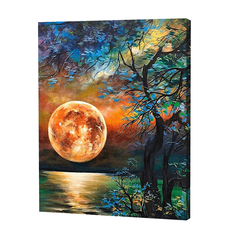 Full Moon With Tree | Jigsaw Puzzle UK