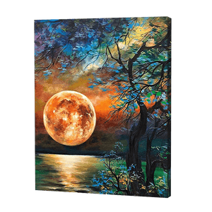 Full Moon With Tree | Jigsaw Puzzle UK