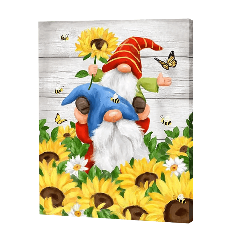 Gnomes With Sunflowers | Jigsaw Puzzle UK