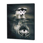 Load image into Gallery viewer, Husky Wolf Reflection | Jigsaw Puzzle UK
