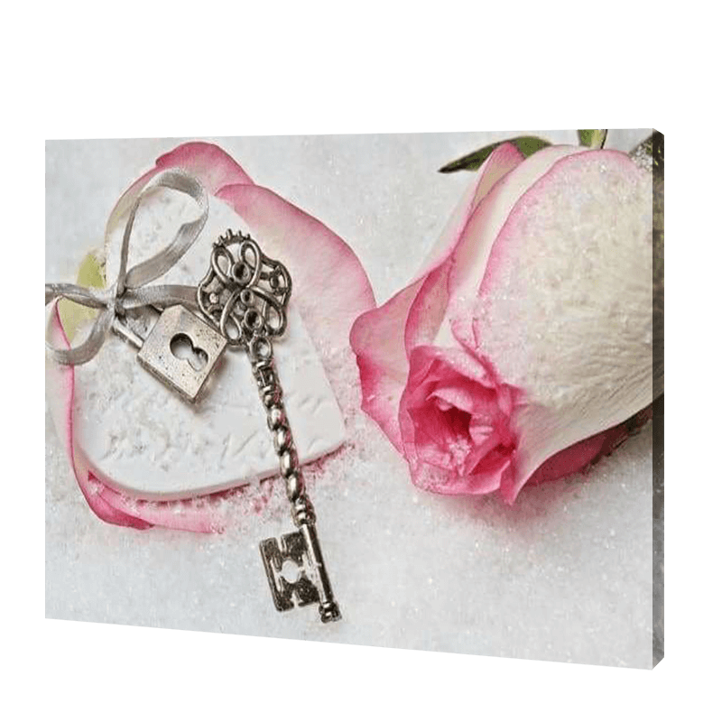 Key With Rose | Jigsaw Puzzle UK