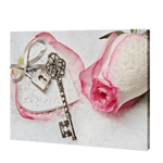 Load image into Gallery viewer, Key With Rose | Jigsaw Puzzle UK
