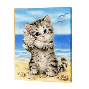 Kitten With Shell | Jigsaw Puzzle UK