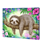 Load image into Gallery viewer, Lazy Sloth In Jungle | Jigsaw Puzzle UK
