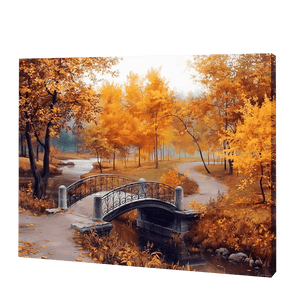 Orange Trees And Bridge | Jigsaw Puzzle UK