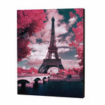 Load image into Gallery viewer, Pink Parisian Trees Jigsaw Puzzle UK
