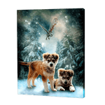 Load image into Gallery viewer, Puppies In A Snowy Night | Jigsaw Puzzle UK
