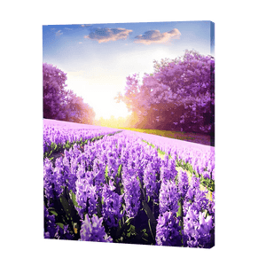 Purple Trees In Lavender Fields | Jigsaw Puzzle UK