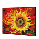 Load image into Gallery viewer, Red Sunflower Jigsaw Puzzle UK
