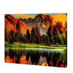 Load image into Gallery viewer, Sunset At The Mountains | Jigsaw Puzzle UK
