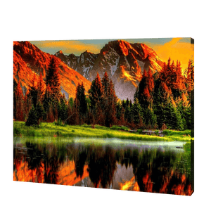 Sunset At The Mountains | Jigsaw Puzzle UK