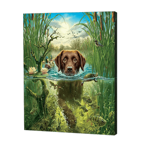 Swimming Dog | Jigsaw Puzzle UK