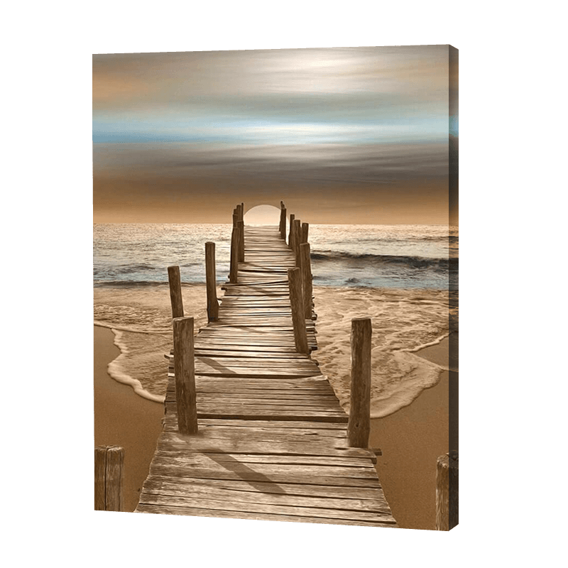 The Beach At Sunset | Jigsaw Puzzle UK