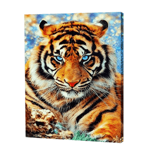 Tiger With Blue Eyes | Jigsaw Puzzle UK