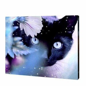 Violet Kitty Jigsaw Puzzle UK