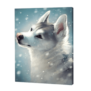 White Wolf In Snow | Jigsaw Puzzle UK