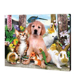 Load image into Gallery viewer, Animals together Jigsaw Puzzle UK
