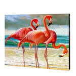 Load image into Gallery viewer, Beach &amp; Flamingos Jigsaw Puzzle UK
