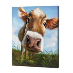 Load image into Gallery viewer, Cute Cow | Jigsaw Puzzle UK 
