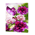 Load image into Gallery viewer, Purple Flowers Butterfly | Jigsaw Puzzle UK
